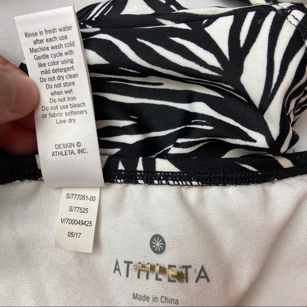 Athleta Palms Black High Waist Bikini bottom only - Picture 8 of 10